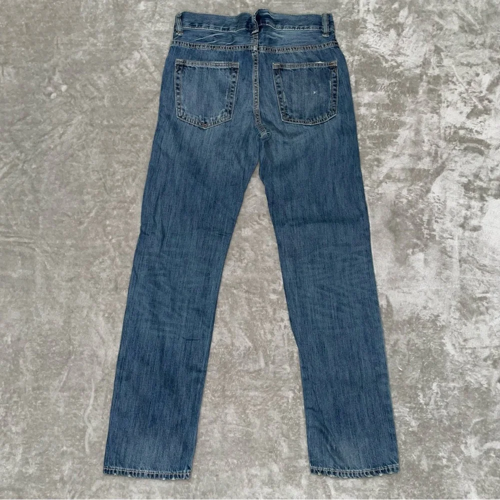 GAP Kids Distressed Blue Jeans & Tan Pattern Shorts Bundle Size 12 Boy